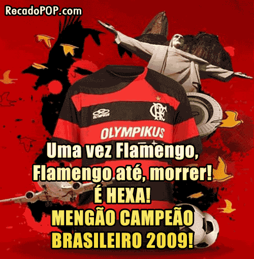 Mensagens de Flamengo Hexa para Facebook